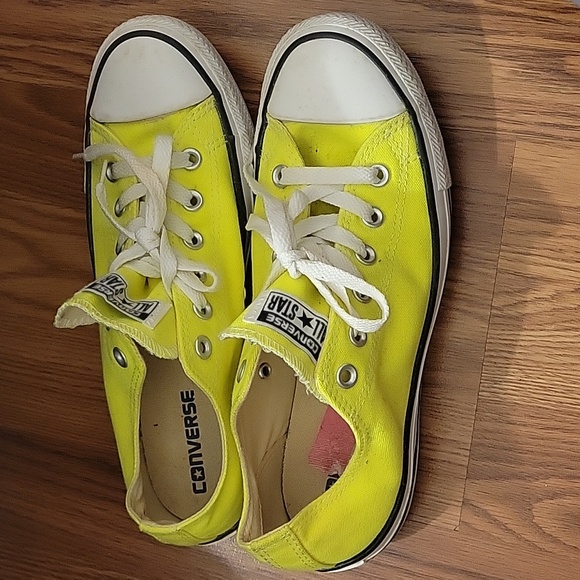 Converse Bright Yellow Sneakers - Picture 4 of 5